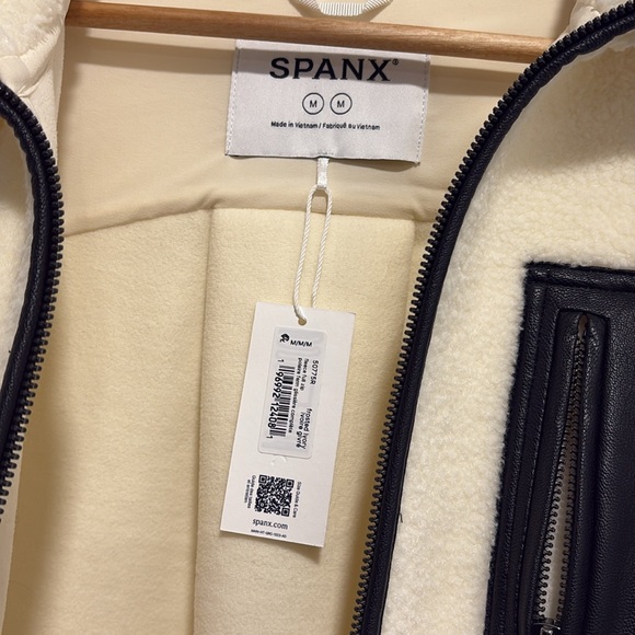 NWT SPANX Fleece Full Zip - Picture 6 of 9